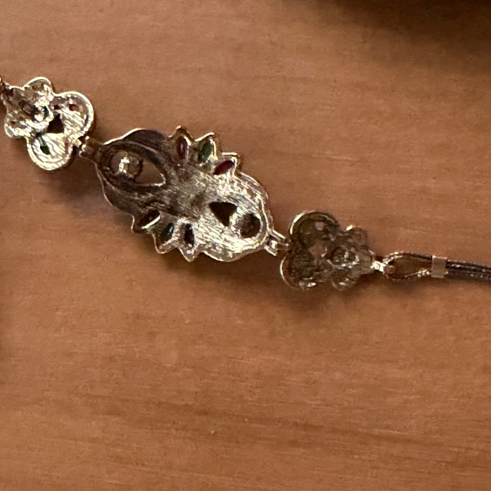 Elegant Multi-Color Bracelet from India - Picture 2 of 3
